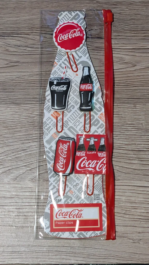 Lot de 5 trombones collector Coca Cola